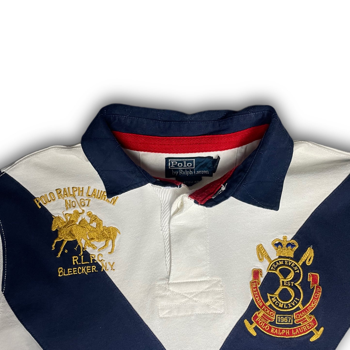 Polo Ralph Lauren 90s Big Pony Polo Shirt navy white gold