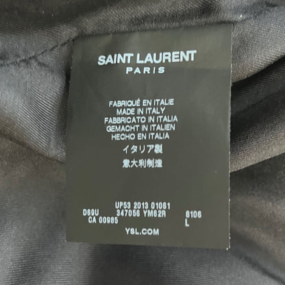 Saint Laurent 2014 Runway Hedi Slimane Teddy Bomber Jacket (fits S)