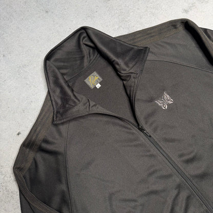 Needles Japan Poly Smooth Track Jacket Dark Brown (XL)