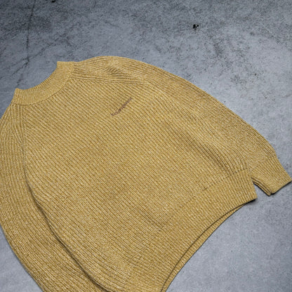 Yves Saint Laurent YSL Vintage Crewneck Heavy Knit Sweater brown (M)