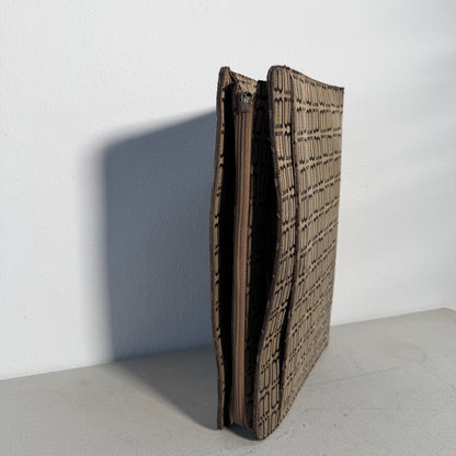 Balenciaga Vintage BB Monogram Canvas Clutch (Large Size)