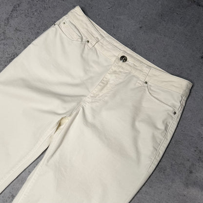 Emporio Armani Women's Cotton Chino Pants white (27 fits XS)