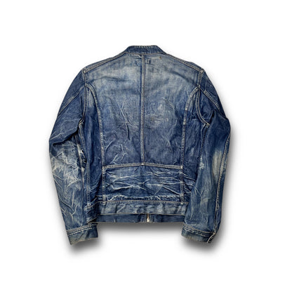 Diesel Biker Jeans Jacket Vintage
