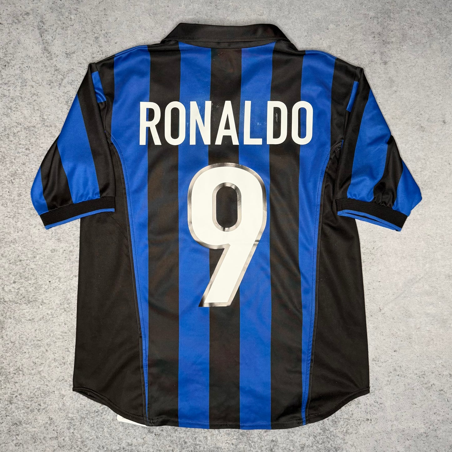 Nike Inter Milan 1998/2000 Home Jersey Trikot R9 Ronaldo (Kids XL fits S)