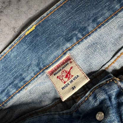 True Religion Rare Ricky Jeans with Metal Studs (fits 32/34)