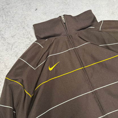 Nike 00s Striped Track Jacket Total 90 brown (XL)