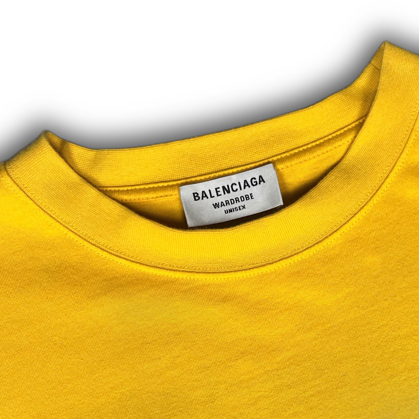 Balenciaga Spell out T-Shirt yellow