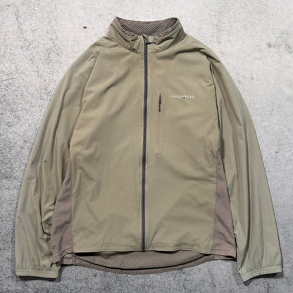 Montbell Japan 00s Shell Track Jacket grey olive (M)
