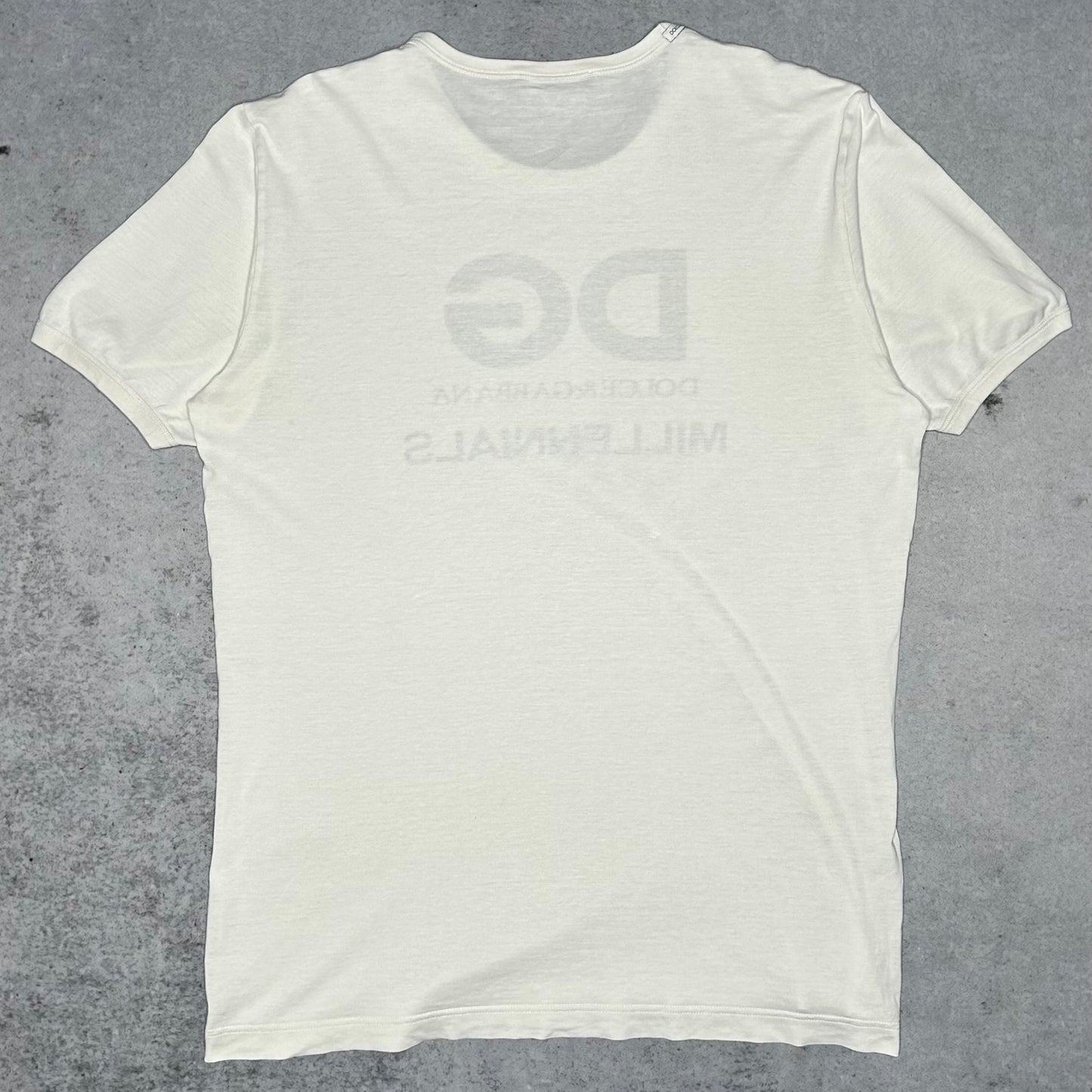 Dolce & Gabbana Millennials Logo T-Shirt White (IT 52 fits M/L)