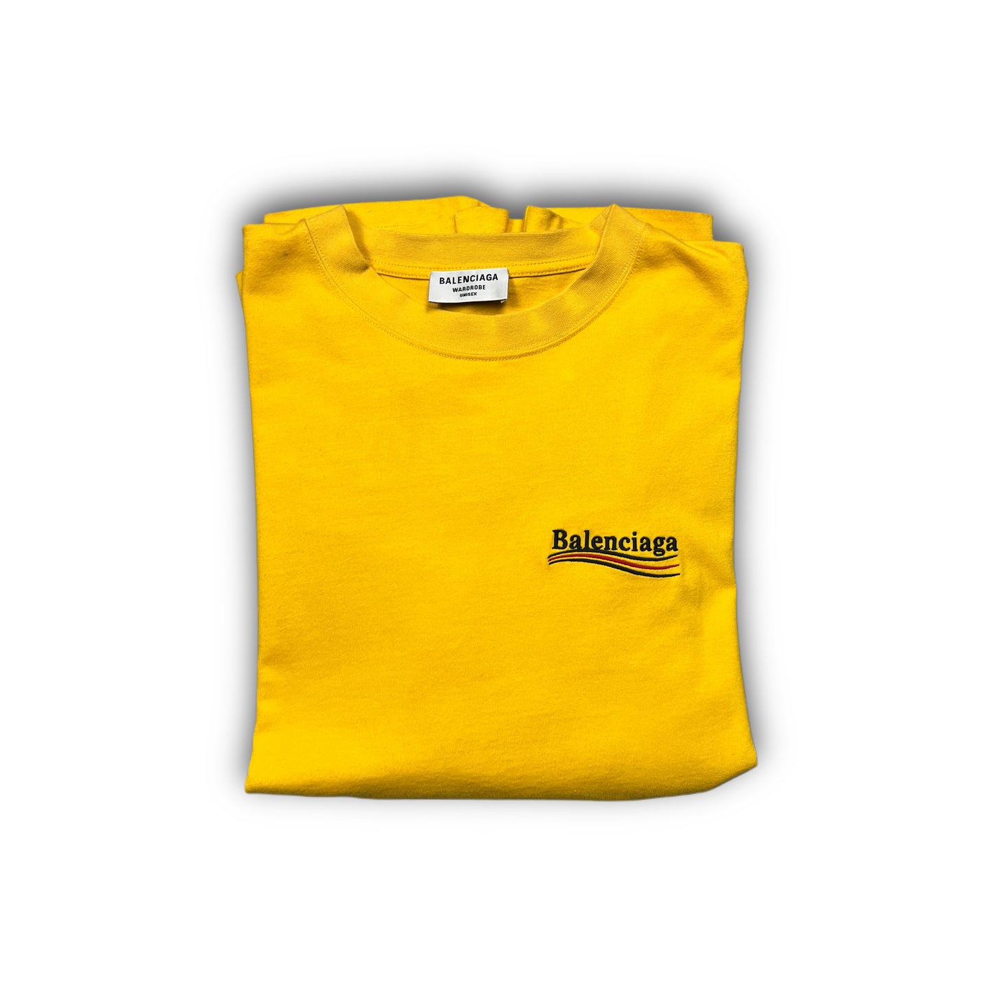 Balenciaga Spell out T-Shirt yellow