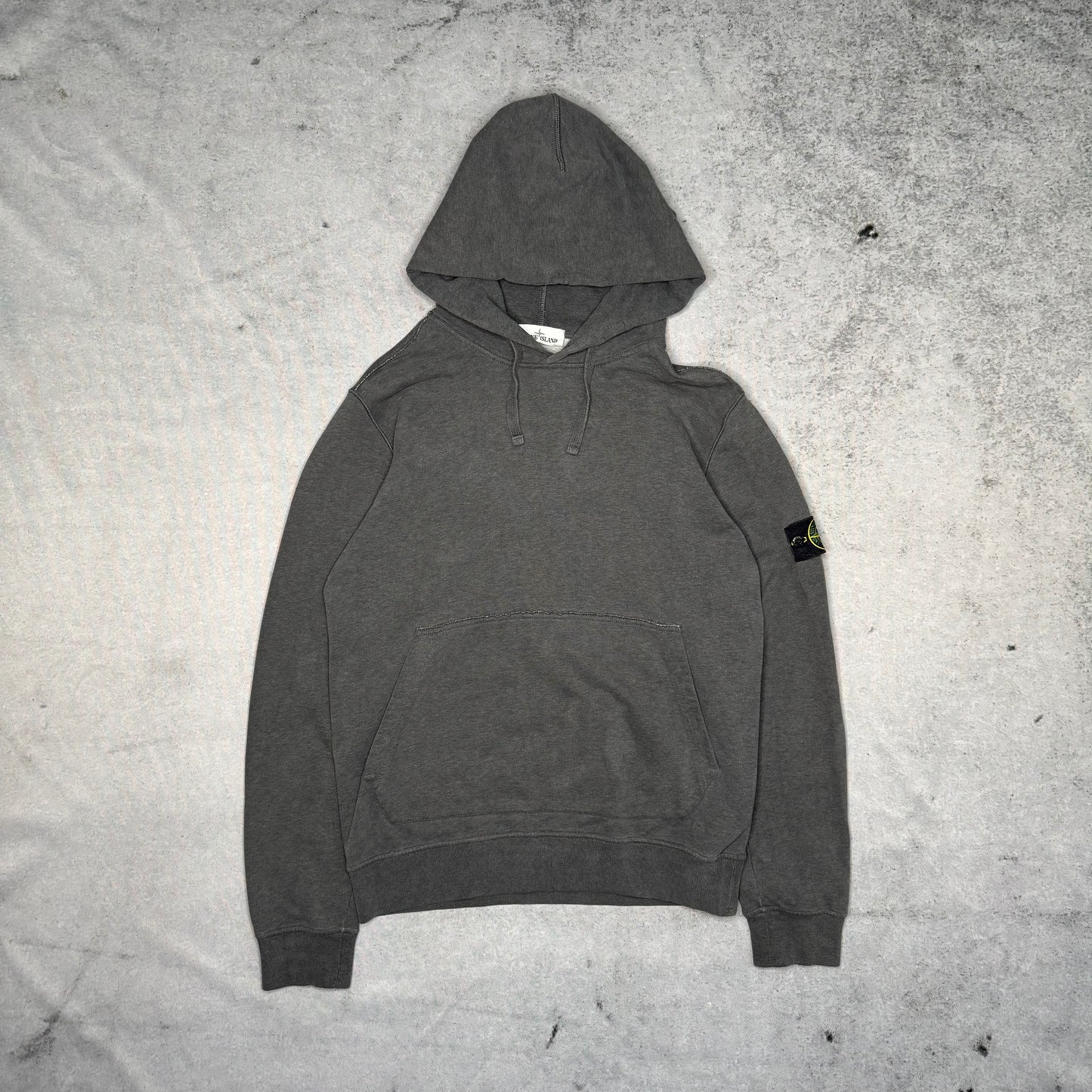 Stone Island Hoodie Sweatshirt Heavy Cotton grey (XL fits L)