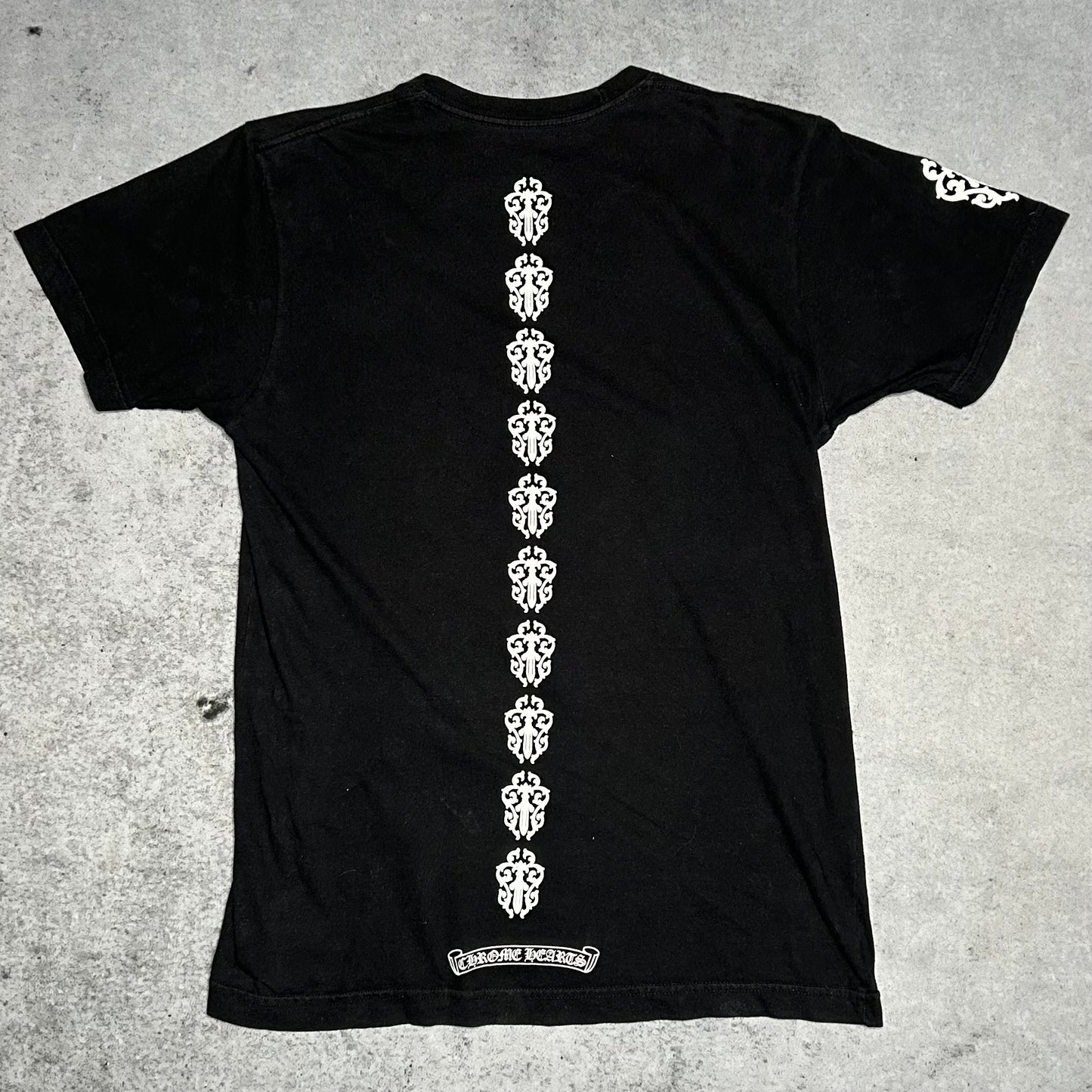 Chrome Hearts 2010s Archive Vertical Dagger Pocket Tee Black (M)