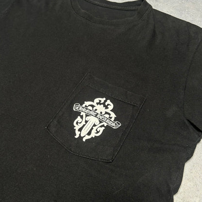 Chrome Hearts 2010s Archive Vertical Dagger Pocket Tee Black (M)