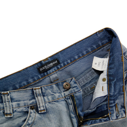 Dolce Gabbana Vintage Embroidered Jeans Women
