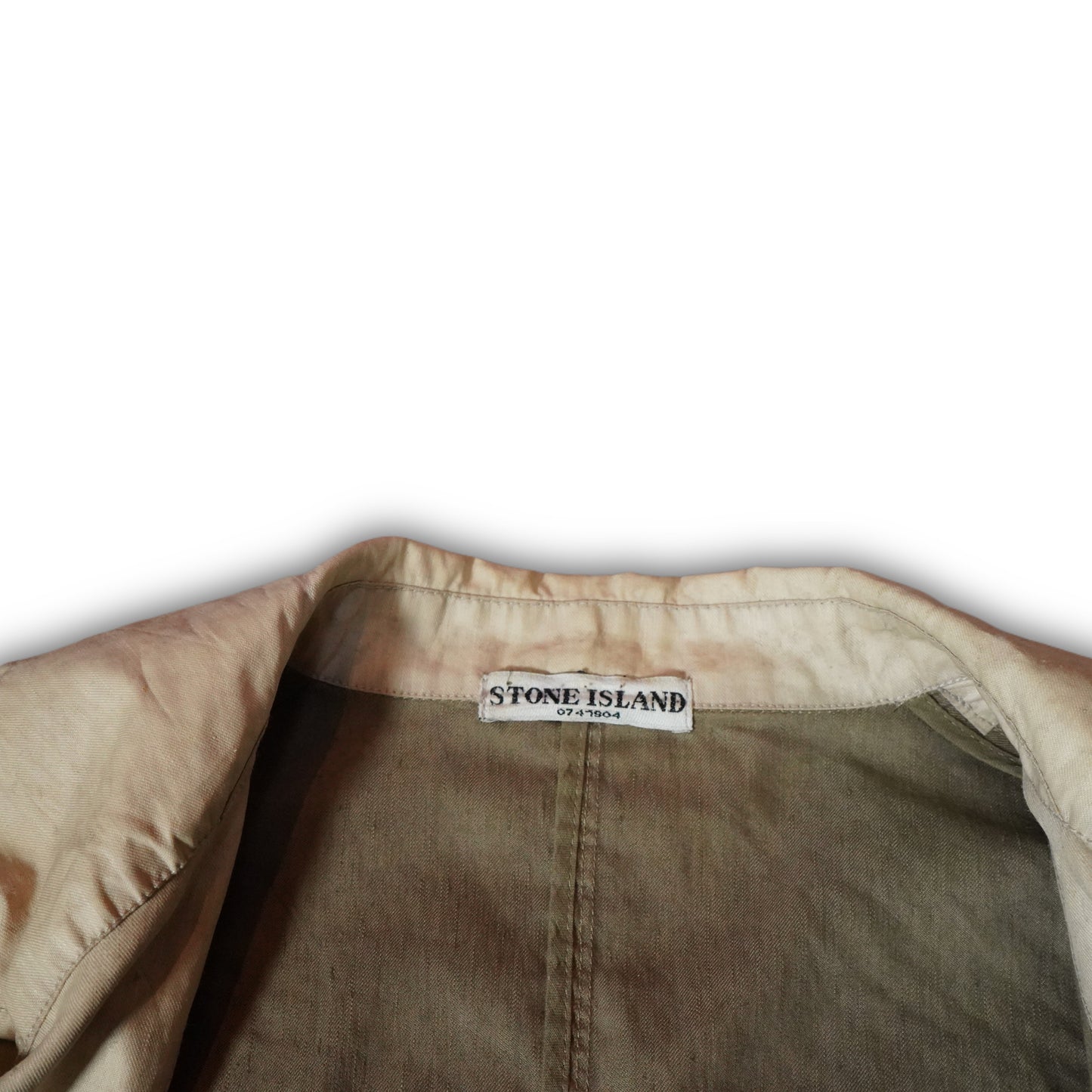 Stone Island S/S 2006 Linoflax Trenchcoat Jacket beige (L)