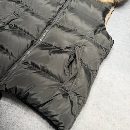 Bomboogie Hooded Fur Puffer Daunenweste Gilet black (L)