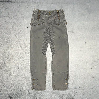 Dolce Gabbana AW2003 Backpacker Cargo Pants grey (28)