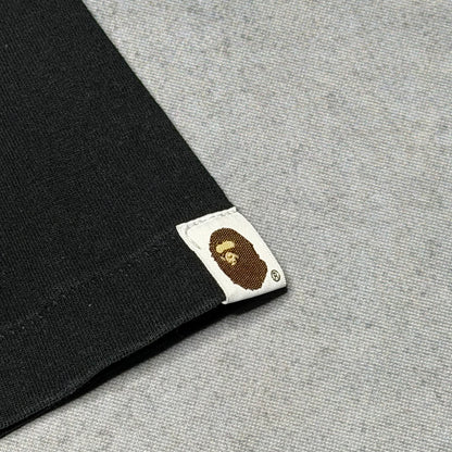 BAPE Check Side Big Ape Head T-Shirt black (L)