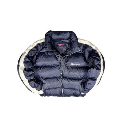Chevignon Vintage Puffer Down Jacket Spell-out Backprint