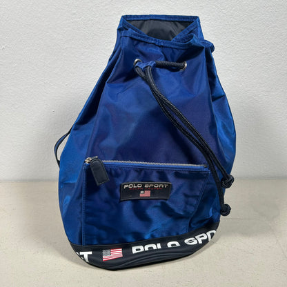 Polo Sport 90s Tennis Bag w/ Spell Out (royal blue)
