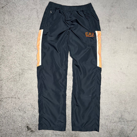 EA7 Emporio Armani Straight Leg Track Pants navy blue (S)