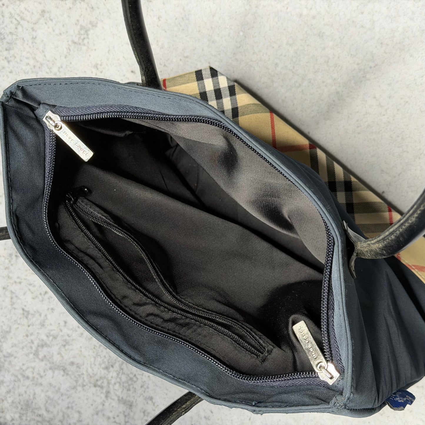 Burberry Blue Label Vintage Shopper Bag black