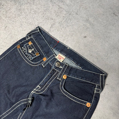 True Religion OG Bootcut Jeans Billy Big T Stitch dark blue (29/33)