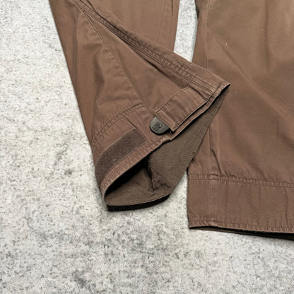 Nike 00s SPRTDLX Outdoor Fleece Lined Track Pants brown (L)