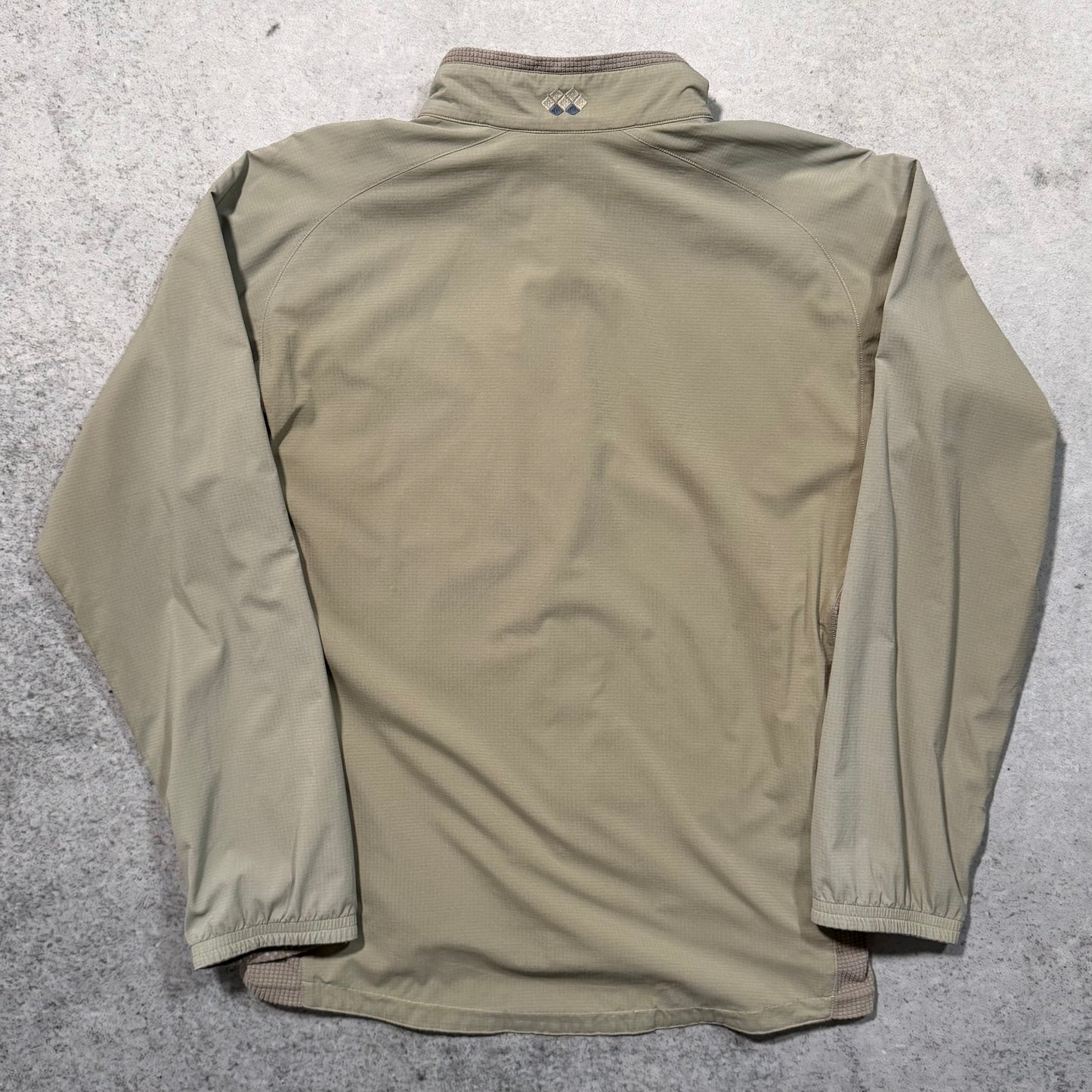 Montbell Japan 00s Shell Track Jacket grey olive (M)
