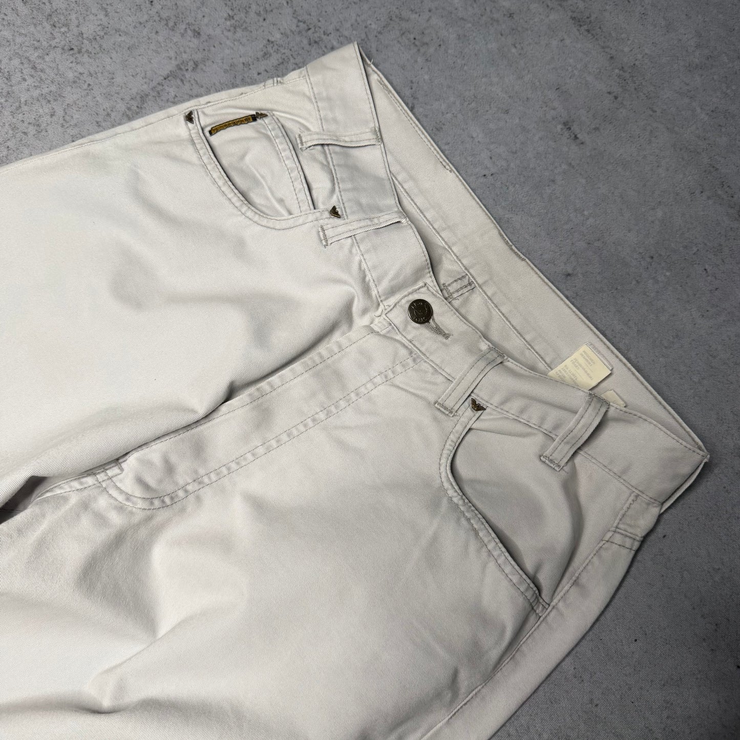 Armani Jeans Vintage Straight Chino creme white (fits M)