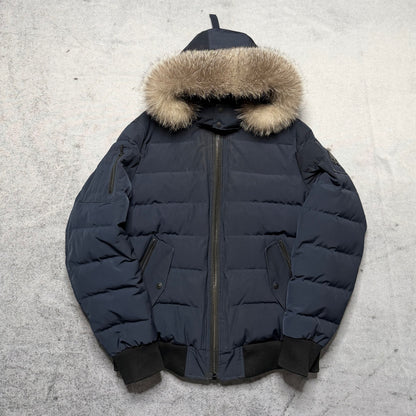 Moose Knuckles Bomber Puffer Jacket Fur (fits XL)