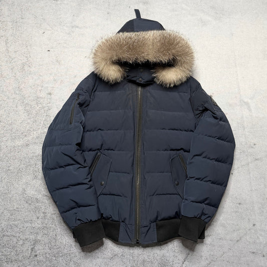 Moose Knuckles Bomber Puffer Jacket Fur (fits XL)