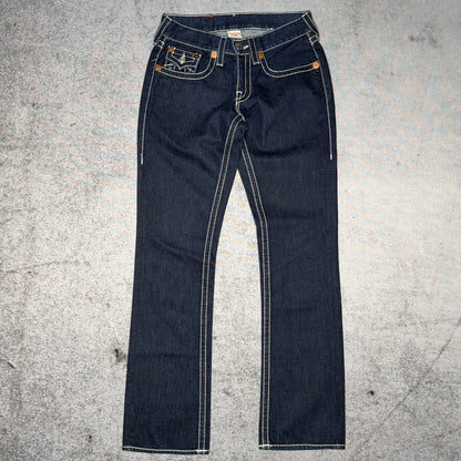 True Religion OG Bootcut Jeans Billy Big T Stitch dark blue (29/33)