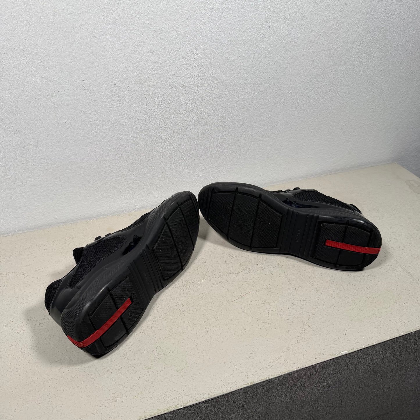 Prada Americas Cup Sneaker 2025 Patent Leather black (41- fits 42)