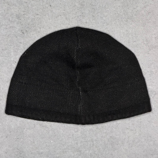 Lacoste Vintage 00s Big Croc Beanie Hat Black (One Size)