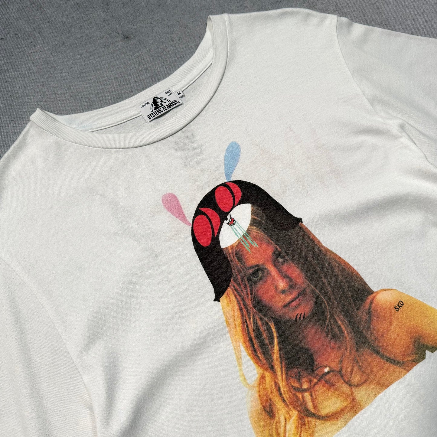 Hysteric Glamour x Skoloct Archive Hyskoric Graphic Print Tee Shirt (M)