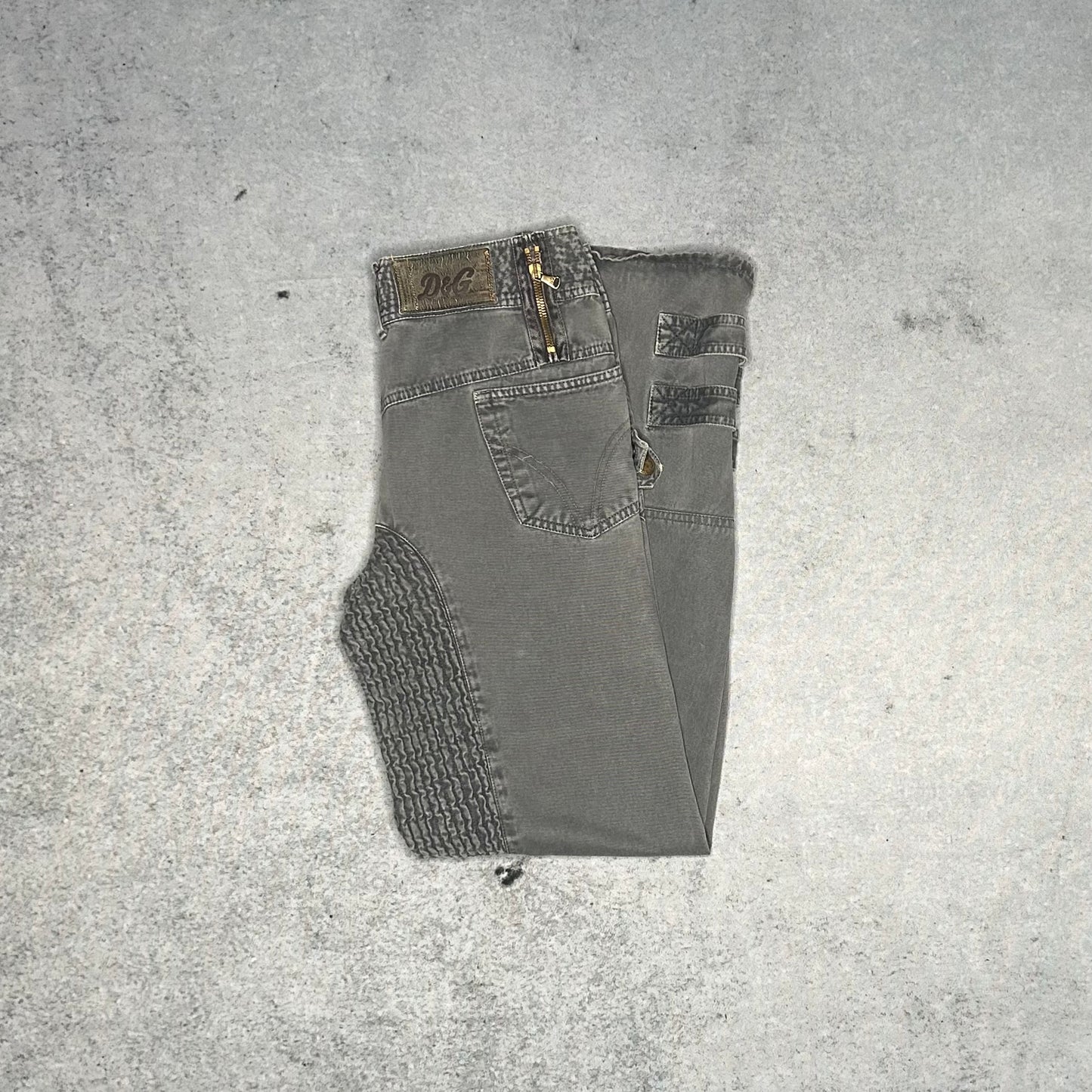 Dolce Gabbana AW2003 Backpacker Cargo Pants grey (28)