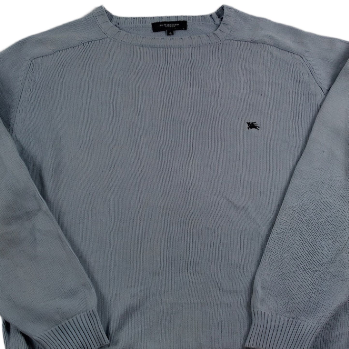 Burberry Wool Sweater Vintage Ice Blue