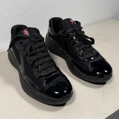 Prada Americas Cup Sneaker 2025 Patent Leather black (41- fits 42)