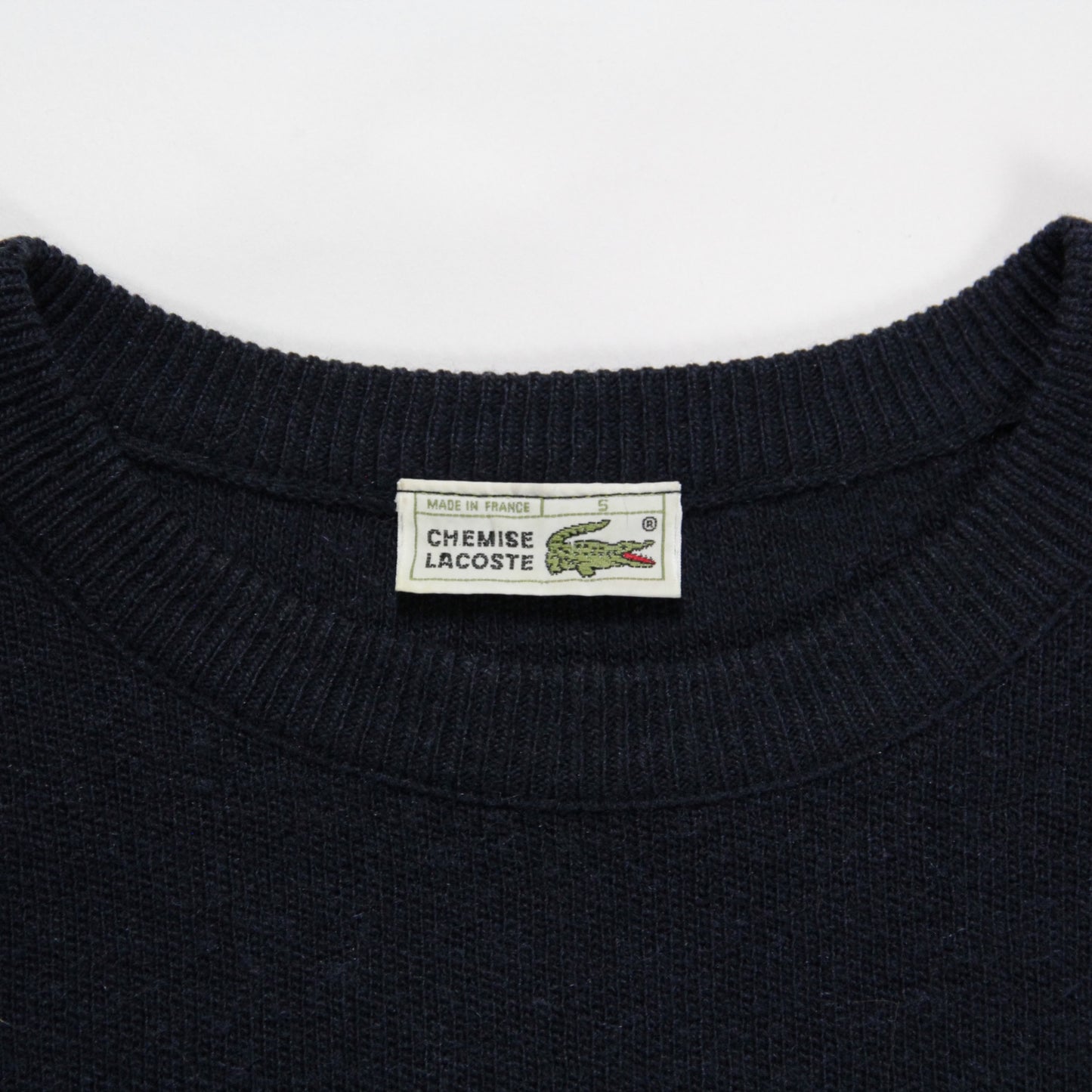 Lacoste Vintage Wool Sweater  by "Chemise Lacoste"