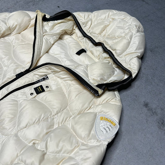 Blauer USA Hooded Wave Puffer Jacket white (S)