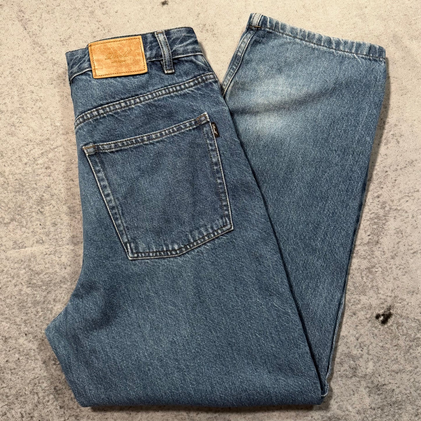 Reell USA Baggy Fit Skate Jeans Blue Stone Wash (W29 L30)