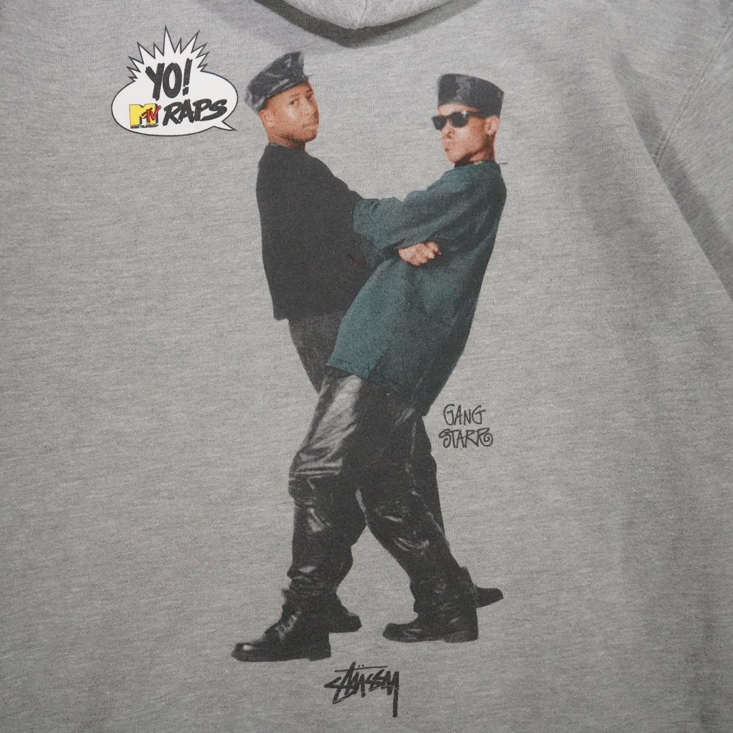 Stüssy x Yo! MTV Raps 2013 "Gangstarr" Sweatshirt Hoodie (L)