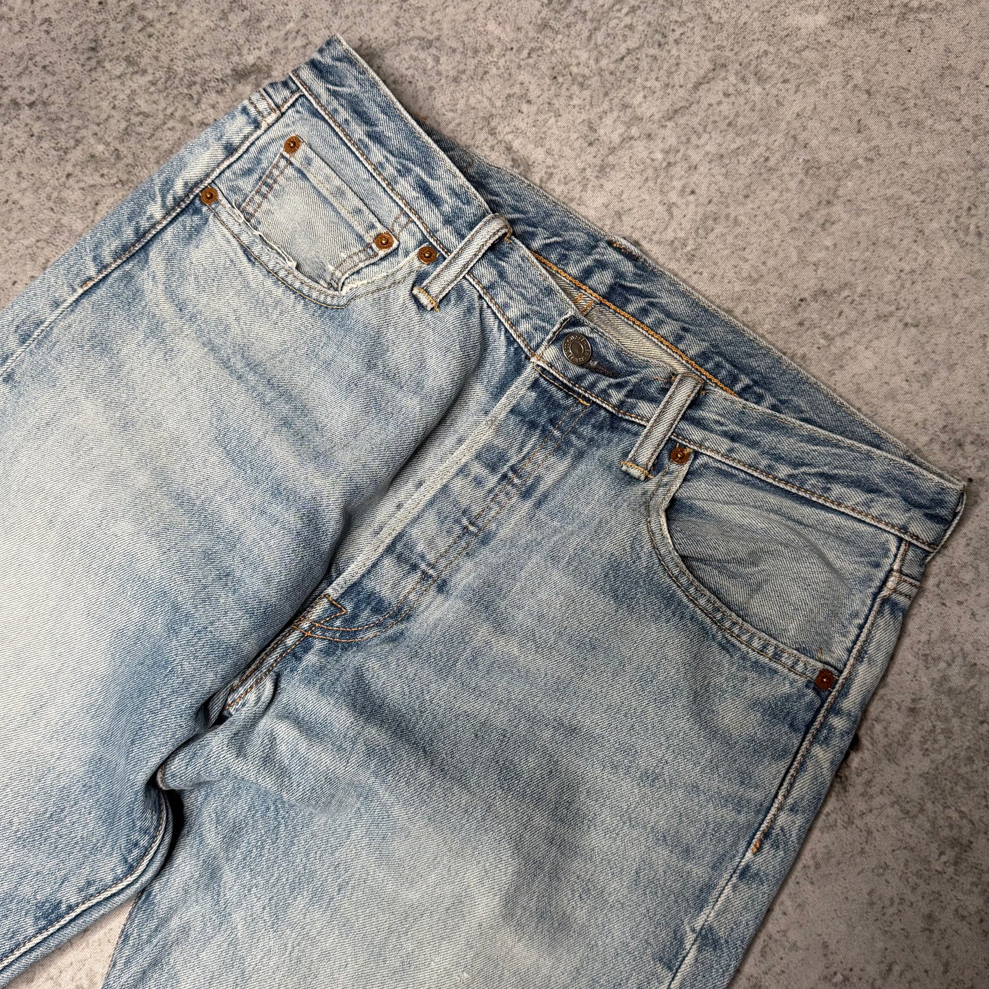 Levi's Vintage 501 Ripped Jeans blue (33/32)