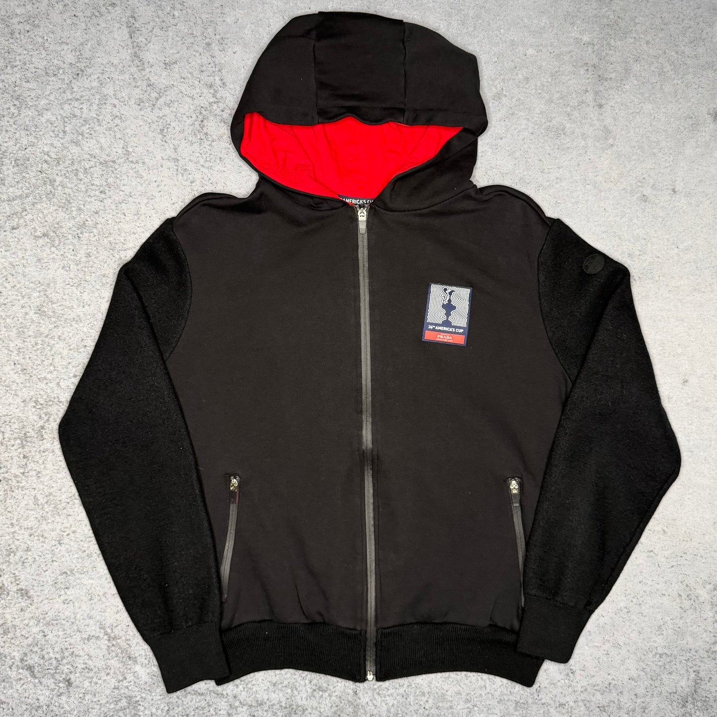 Prada x North Sails 36th Americas Cup Hooded Cardigan Jacket (fits M)