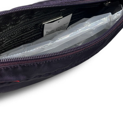 Prada Sport Linea Rossa Signature Nylon Bag navy purple