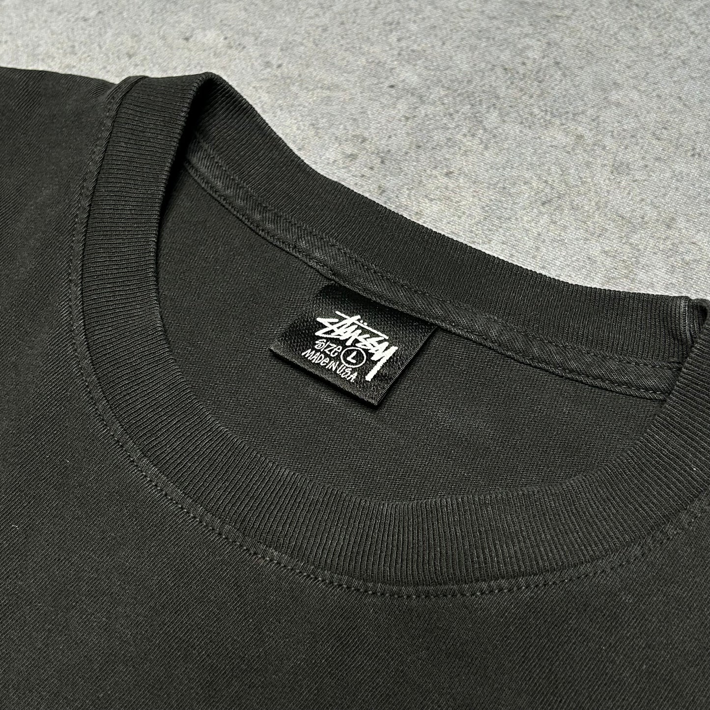 Stüssy California Grown Pigment Dyed T-Shirt Black (L fits XL)