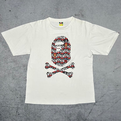 BAPE red white Pirate Baby Milo Head (XL)