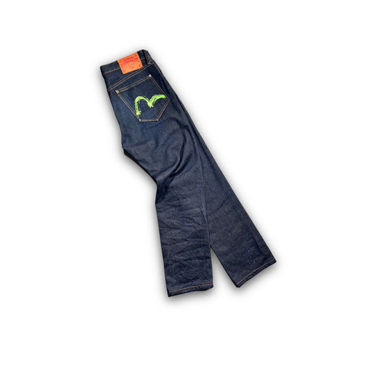 Evisu Heritage Vintage Selvedge Denim Jeans Seagull (32)