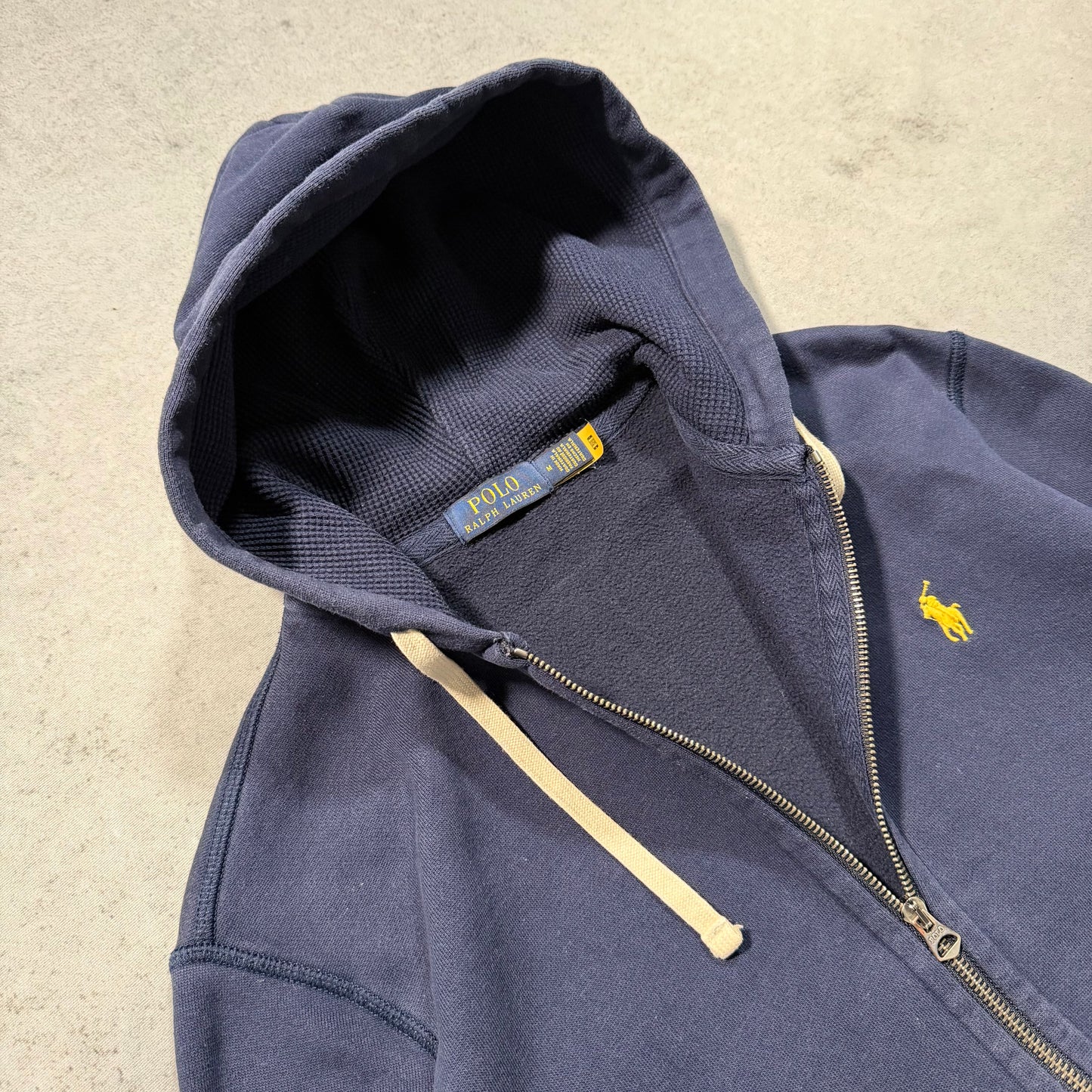 Polo Ralph Lauren Classic Pony Logo Zip Hoodie Navy Blue (M)